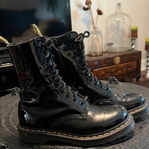 Dr. Martens Black Leather Boots